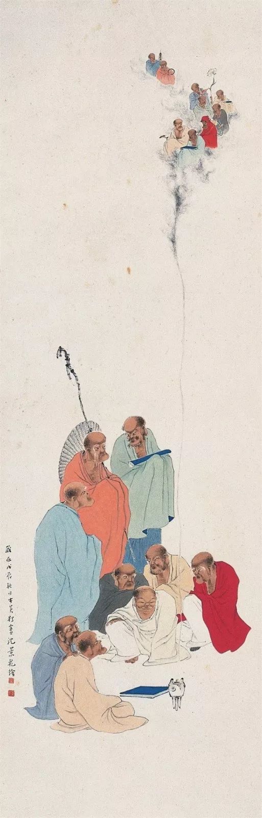 真正的佛系画家-在国画中探寻佛像的身影