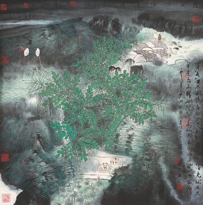 当代画家卢禹舜—山水画作品欣赏