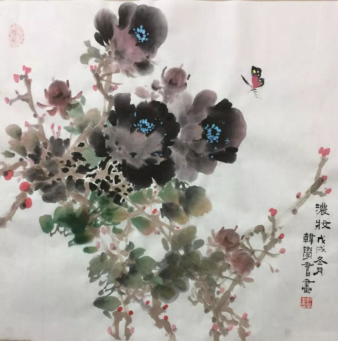 原创「艺术中国」——韩学书牡丹作品赏析
