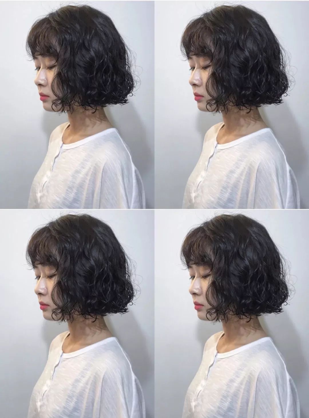 乖巧版“慵懒短发”-女生发型-条码图