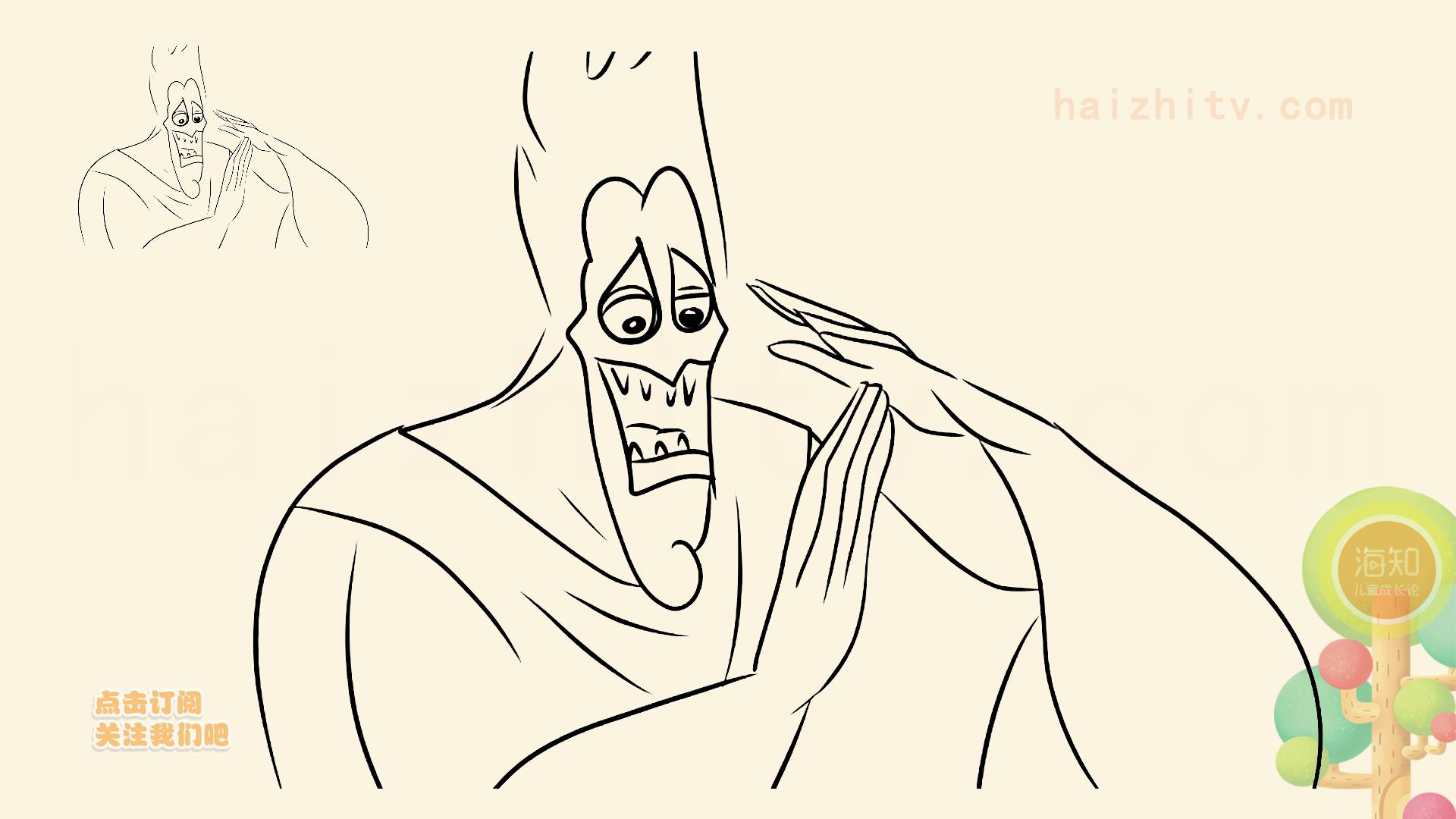 可爱的大力士简笔画,每张都是越看越萌!
