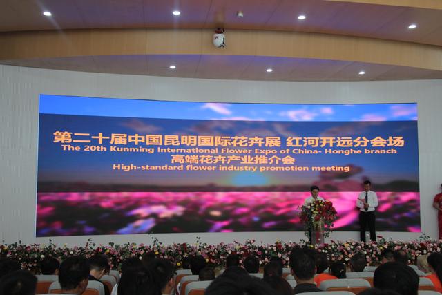 云上花开,数以致远——第十二届中国昆明国际花卉展红河开远分会场开幕 龙8国际Pt老虎机