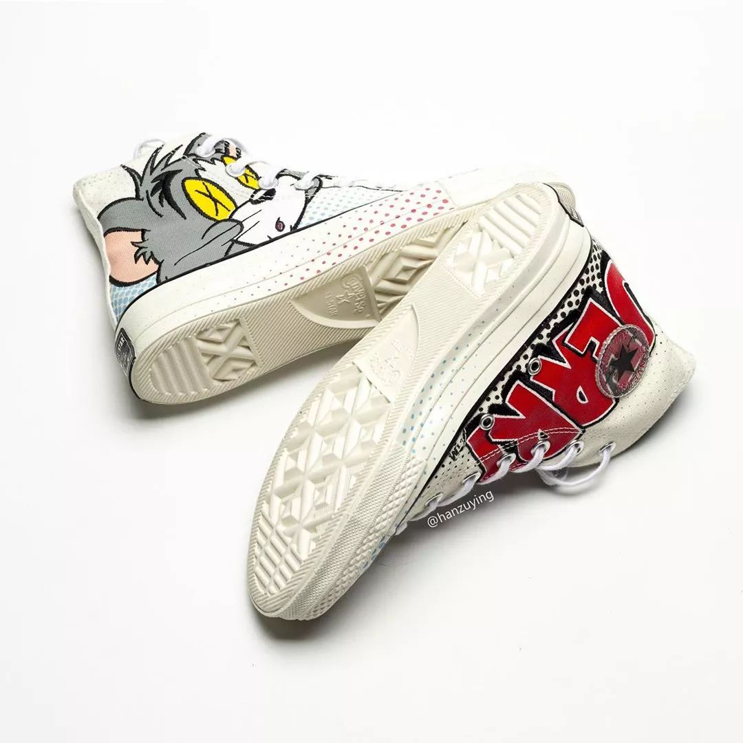 匡威Converse x 猫和老鼠联名鞋款曝光 猫和老