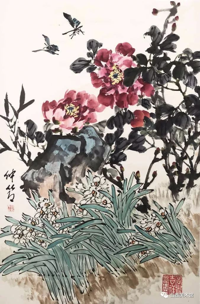 邵仲节牡丹画展作品选登(二)