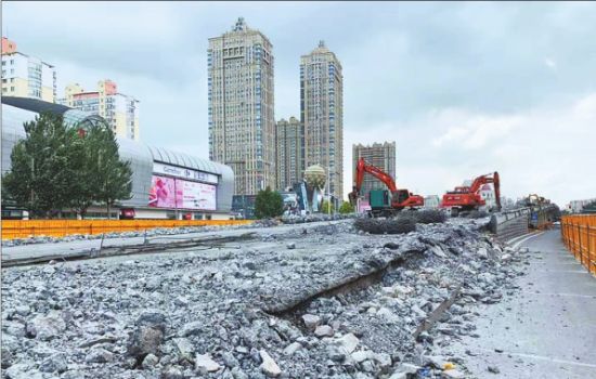 拆除动力广场跨线桥新建二环西线高架桥 哈尔滨二环西线改造一期工程