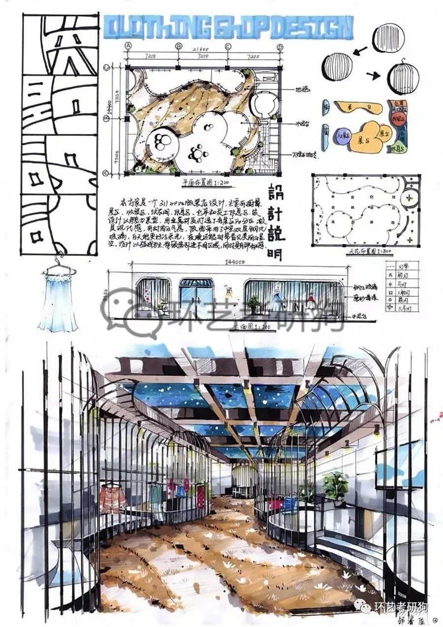 室内快题丨商业展示专卖店空间专题作品集锦不定期更新