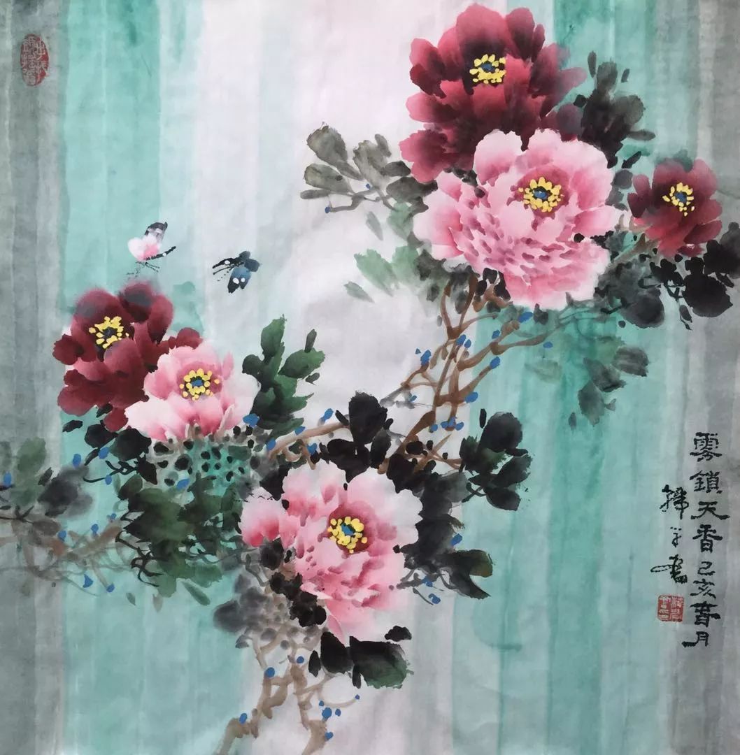 原创「艺术中国」——韩学书牡丹作品赏析
