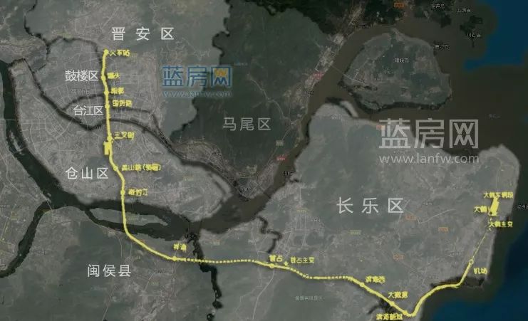 福州滨海快线正式获批招标已启动6号线东延段也要建了