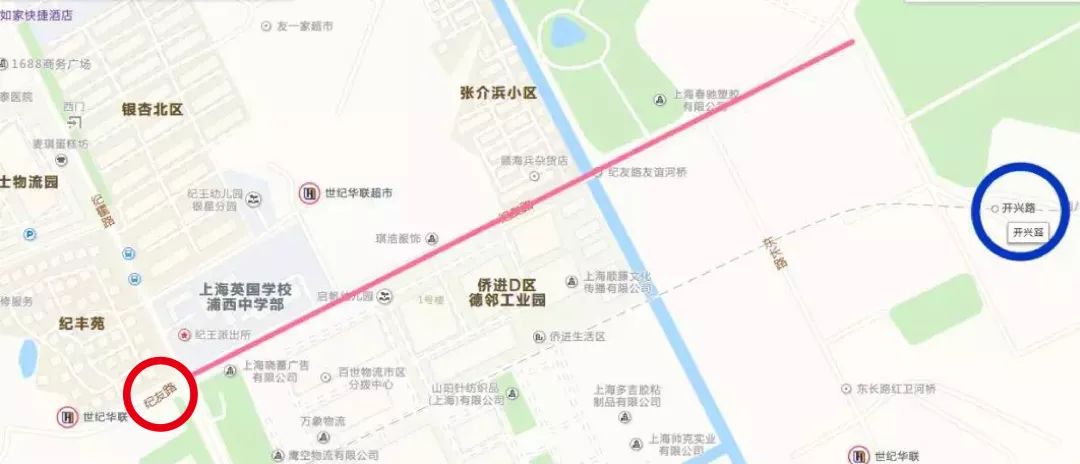 纪友路是华漕镇内一条东西向的规划市政道路,新建工程西起纪翟路,东至