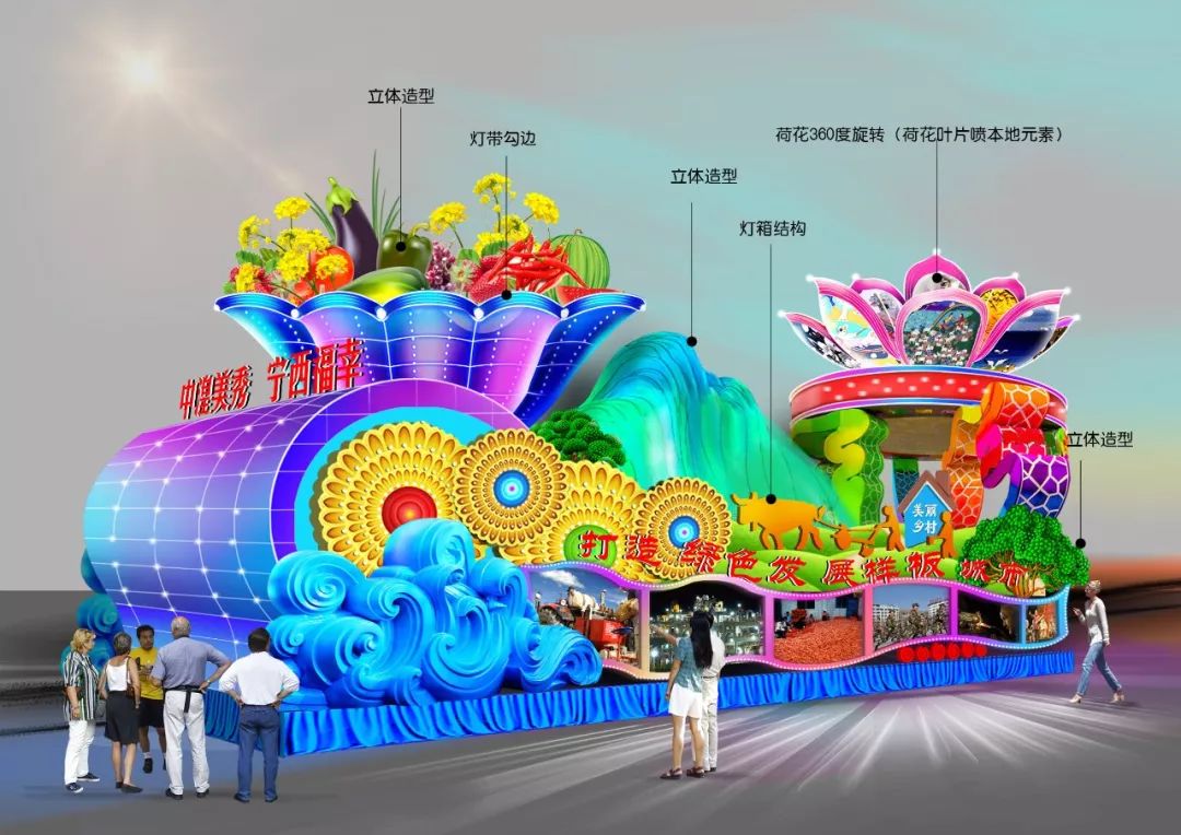 花车巡游19号来西宁炫酷花车抢先看