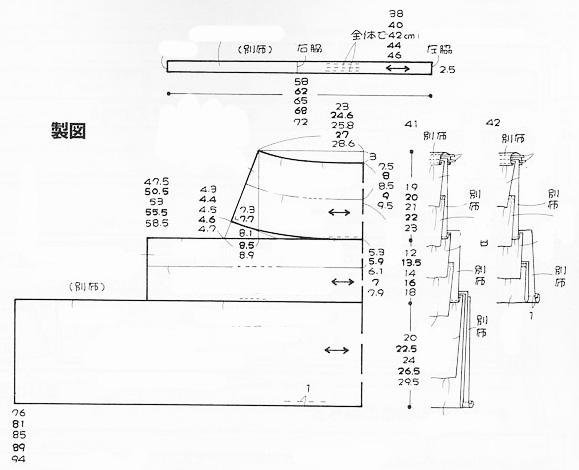 图纸集-童装连衣裙服装裁剪图整理