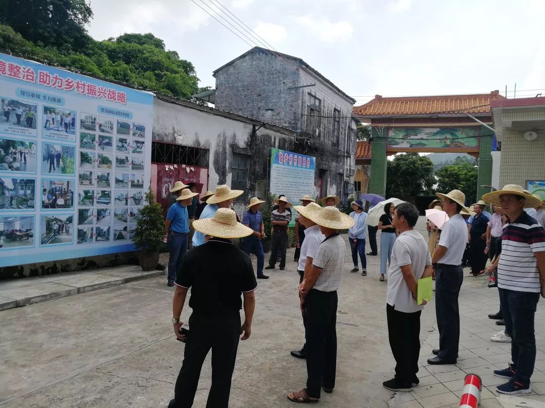 与会人员分别先到三江镇乡村振兴示范村临步村和良德冲村现场参观,并