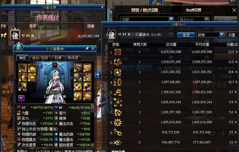 DNF:95A重甲真是孤儿套,大佬成功升级5件,伤