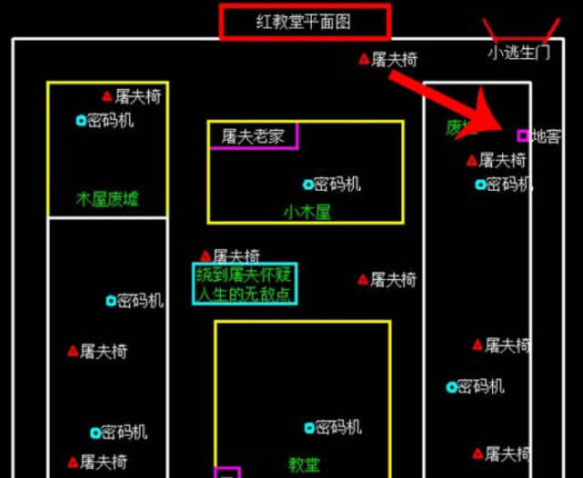 第五人格:还在为找不到地窖头疼?参考这3张图,闯关轻松加愉快