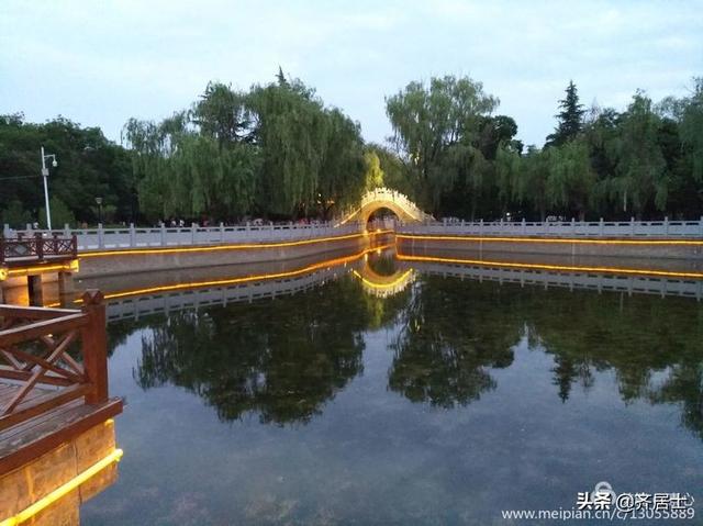 庆阳市东湖公园美丽景观