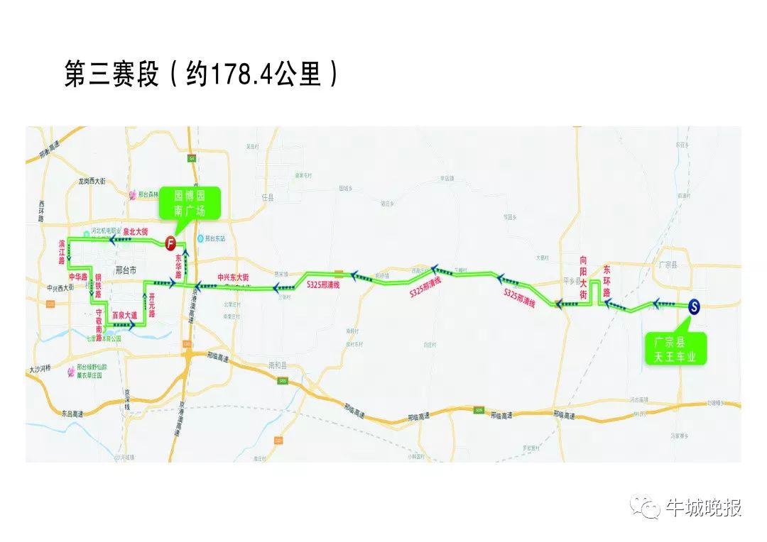 沙河路线图公布2019环邢台国际公路赛来了