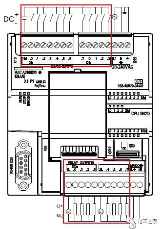 西门子s7-200smart系列plc接线图