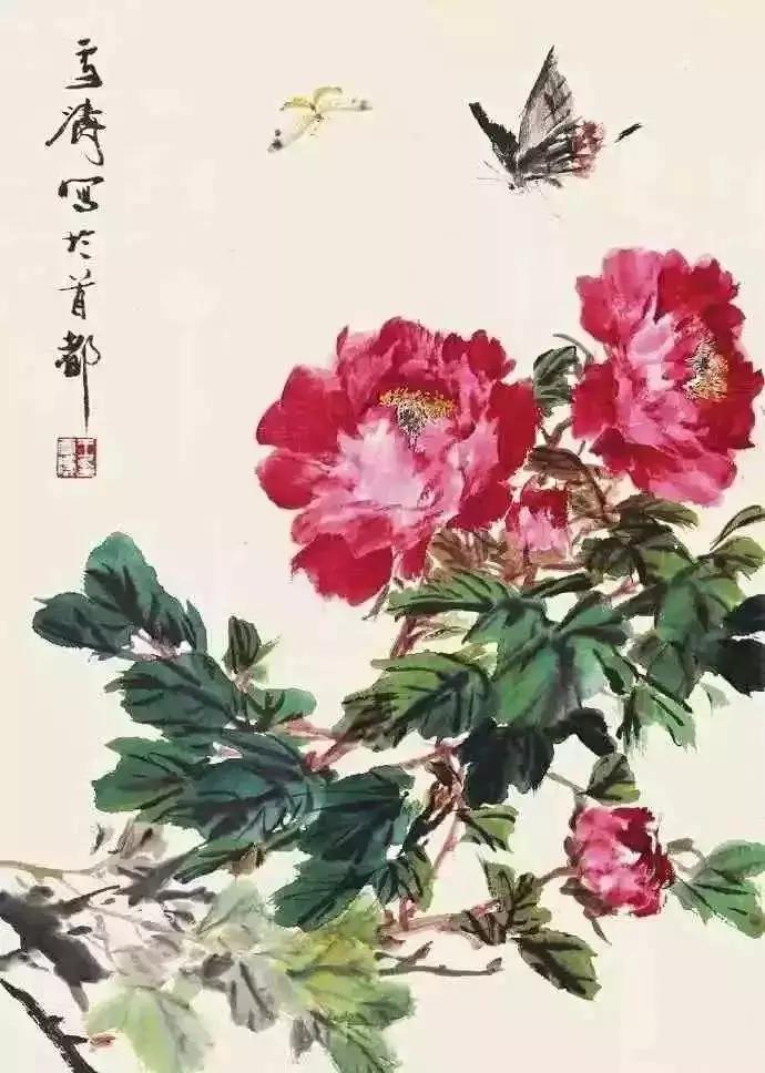 齐白石 牡丹