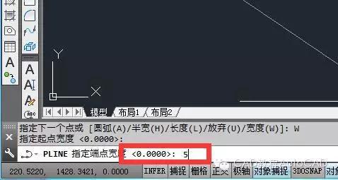 cad中怎么用多段线画带箭头的线?【autocad教程】