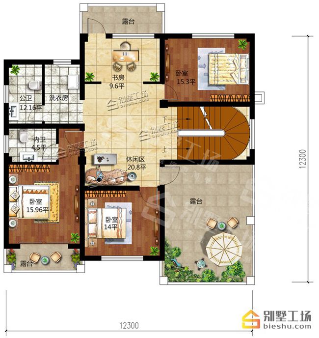 原创农村自建房平米最佳户型图,6种方案布局设计