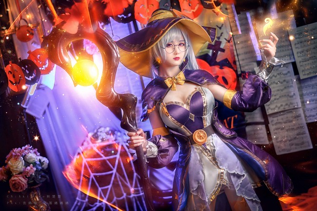【cos正片】王者荣耀魔法女巫王昭君 幻想奇妙夜』