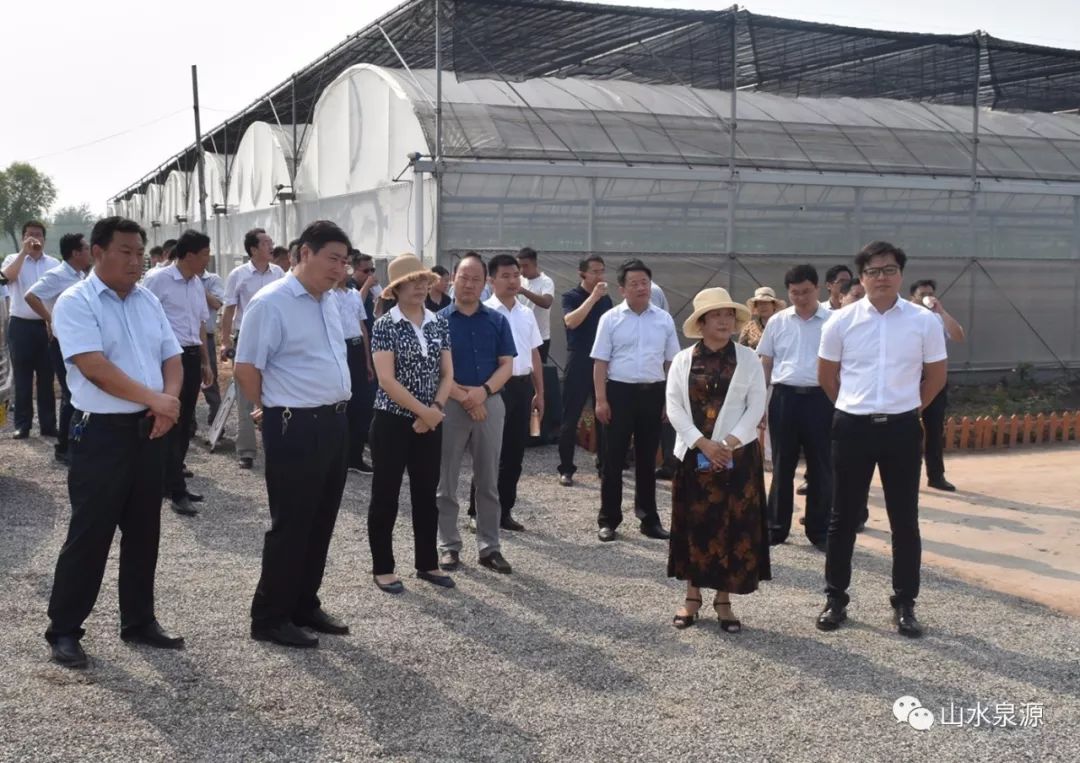 郯城县乡村振兴和脱贫攻坚现场观摩会领导莅临泉源乡观摩指导工作