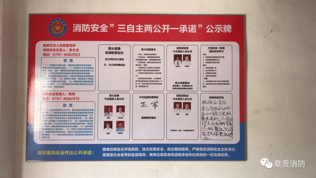 截至目前,辖区重点单位已基本制作完成并装裱,确定消防安全责任人和