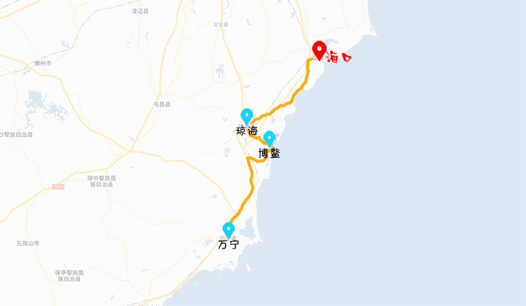 第五天:三亚(g98-乐东(g225-莺歌海(154km)特色美食:山栏米饭,淡水