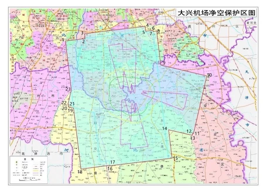 丽航丨航空快讯:大兴机场公布净空保护区;济南将新增a1类通用机场.