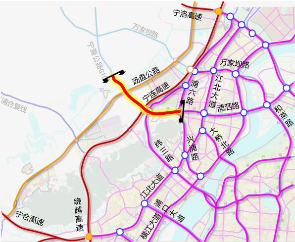 总投资47亿全长112公里江北这条重要道路启动快速化改造