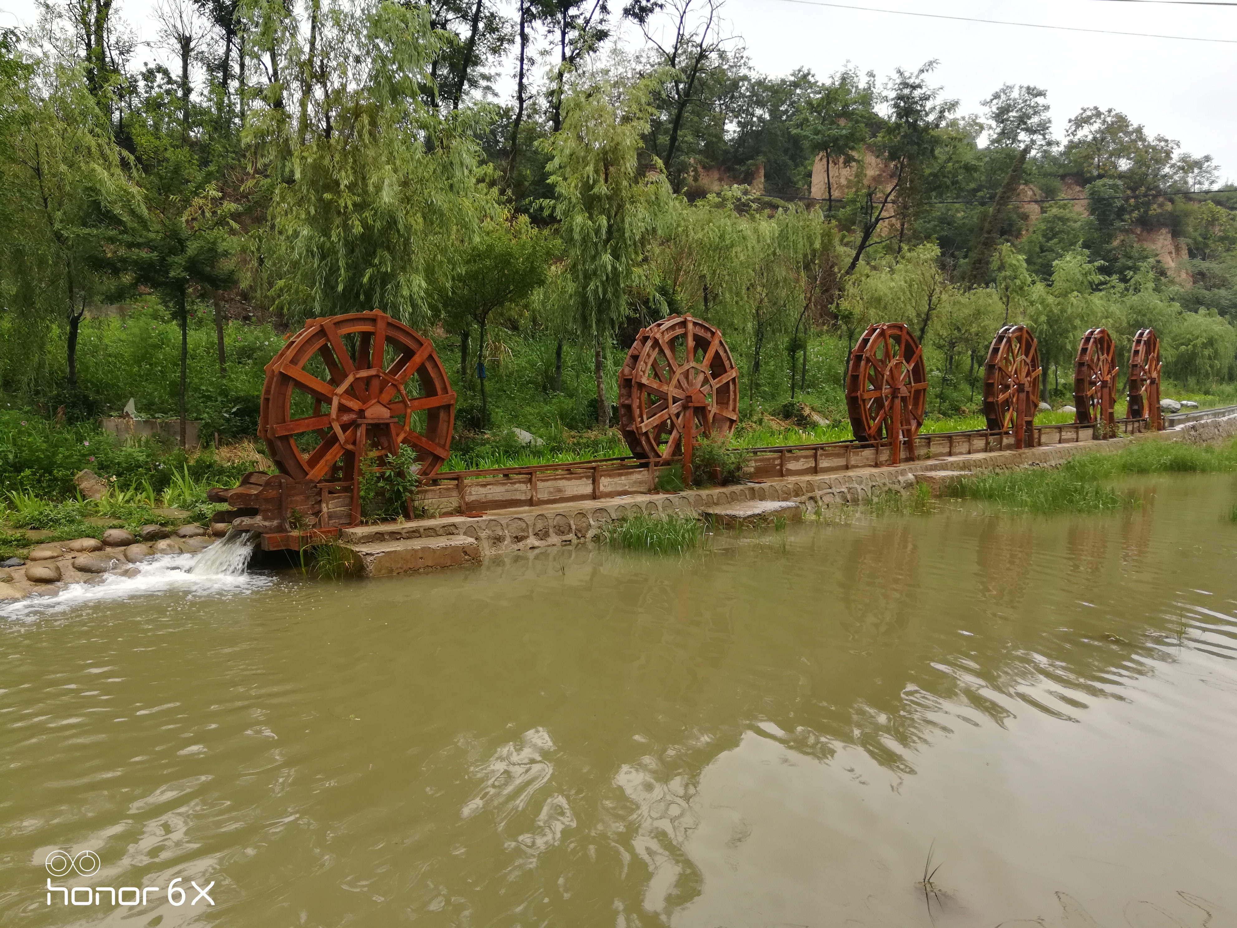 陕西铜川美丽的王家河湿地公园