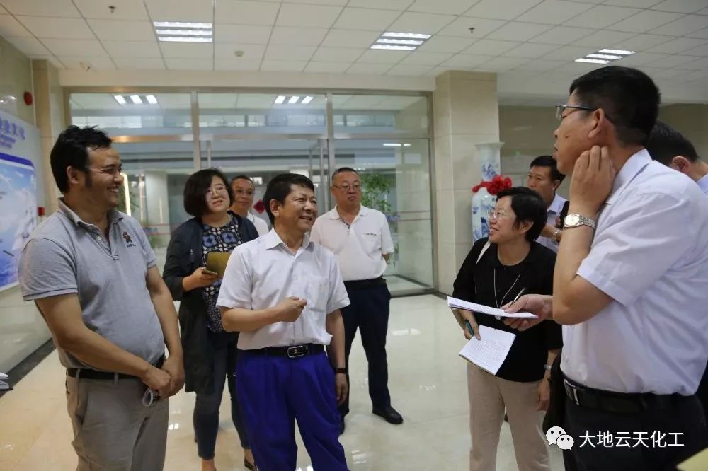 内蒙古自治区研究室调研组莅临大地云天公司考察调研