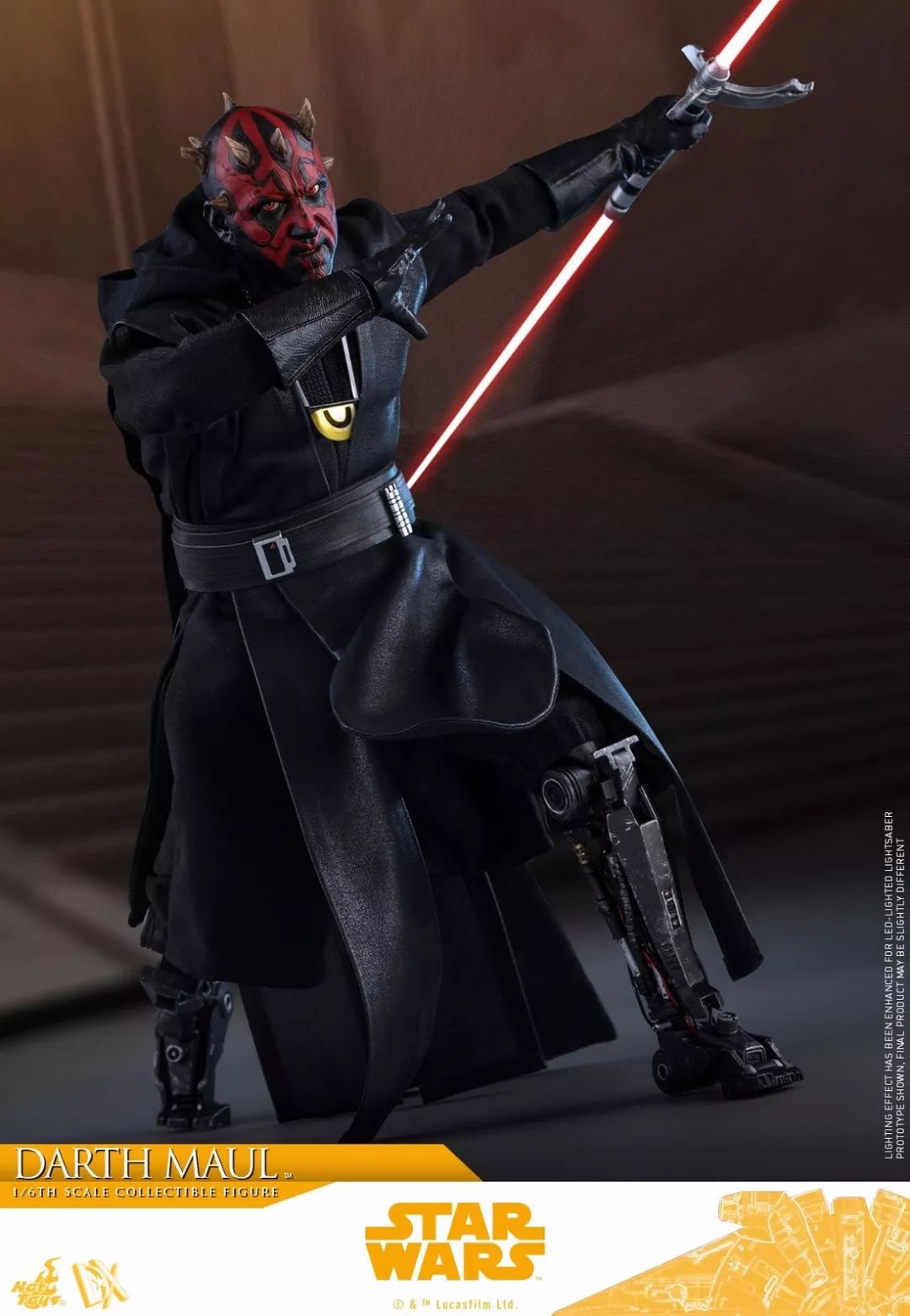 新品预定 hottoys新品:1/6 dx18《游侠索罗:星球大战外传》- darth