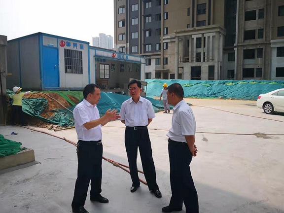 汝办区领导魏建民齐永先一行到汝河路街道调研