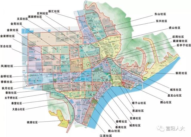 富春街道地图(最新)