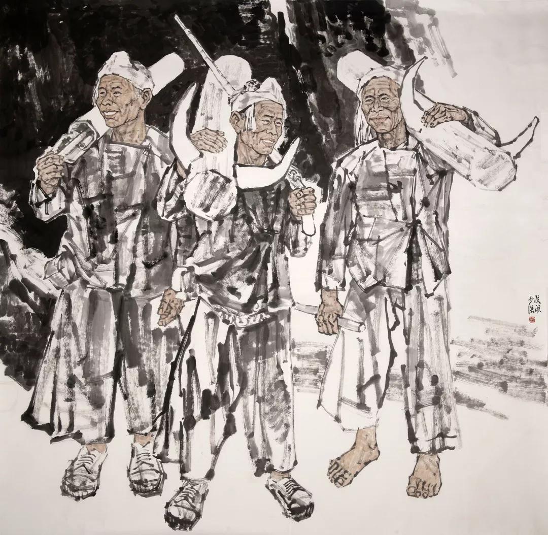 《芭莎汉子》黄少浩 作 艺术简介 introduction of art 黄少浩 huang