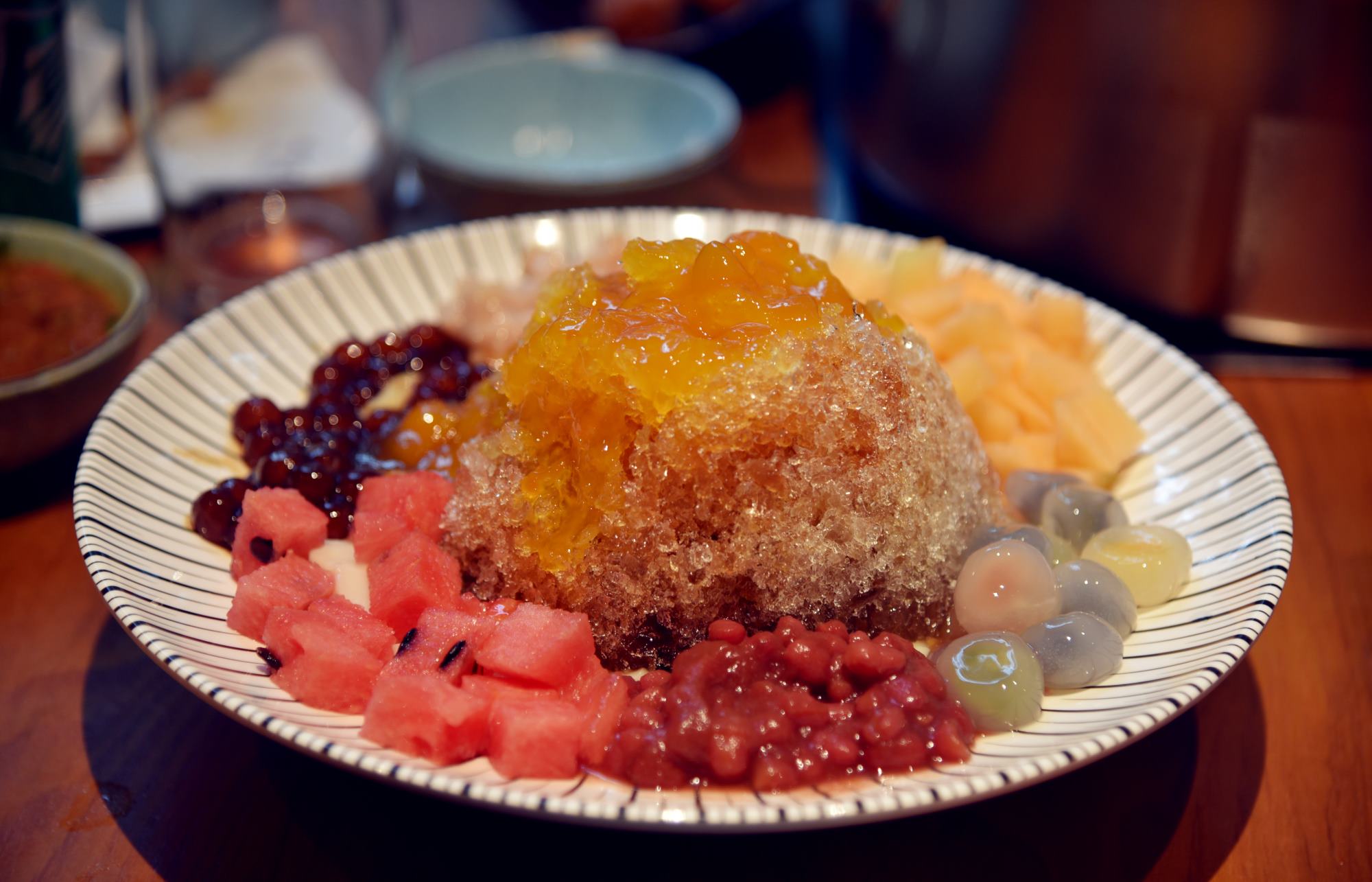 ●佐餐甜品和饮品——剉(cuo)冰圆舞曲和遵古炭焙乌梅汤 ——冰火两重