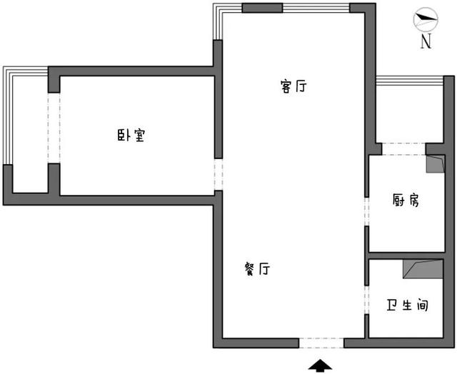 77㎡现代简约,取消餐厅,小户型隔多一个卧室 赌博直营官方