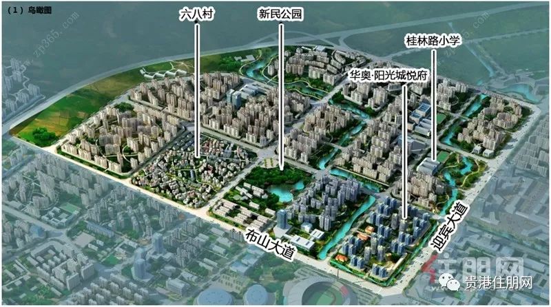 十张图告诉你贵港城北片区未来规划形态
