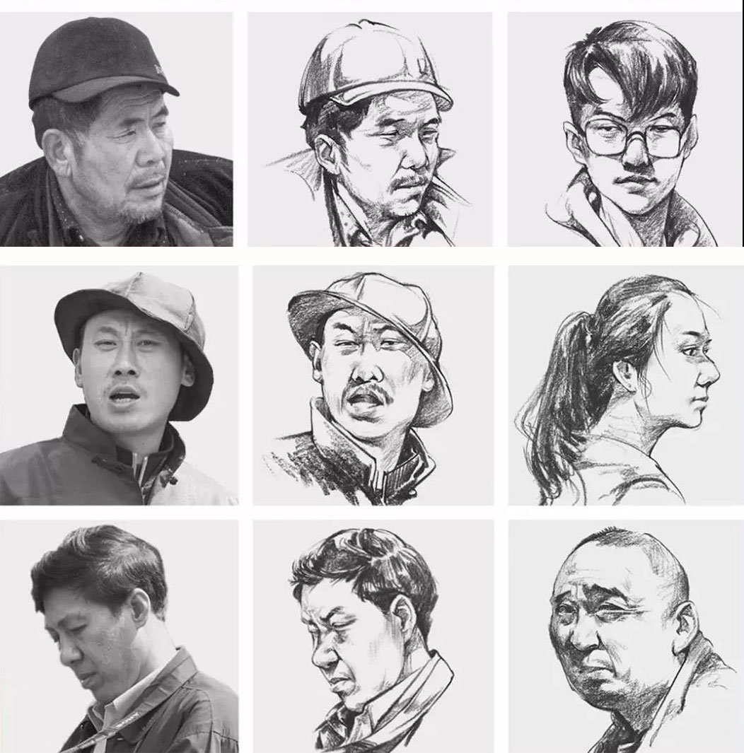 状元导师推荐,实用简单的速写头部教程,美术生必备