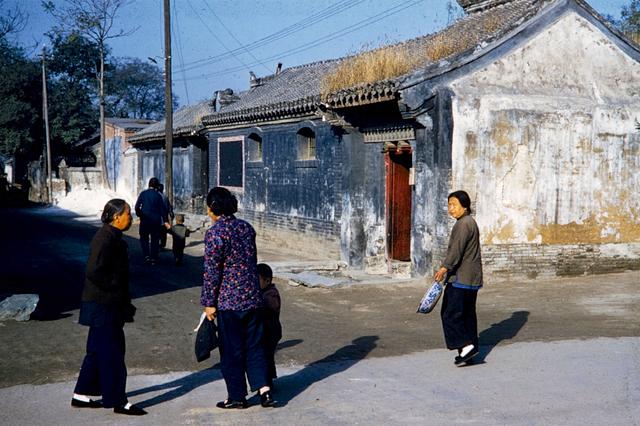 五十年代北京记忆，庙会胡同大白菜