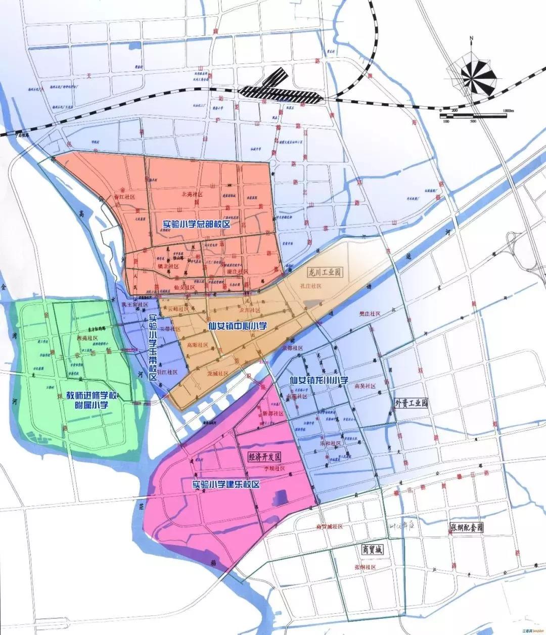 2019年江都城区小学施教区划分出炉,8月上旬报名!