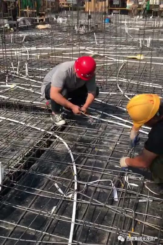 天茂城续建三期工地实地绑扎钢筋实践感悟(工程部 陶乾)