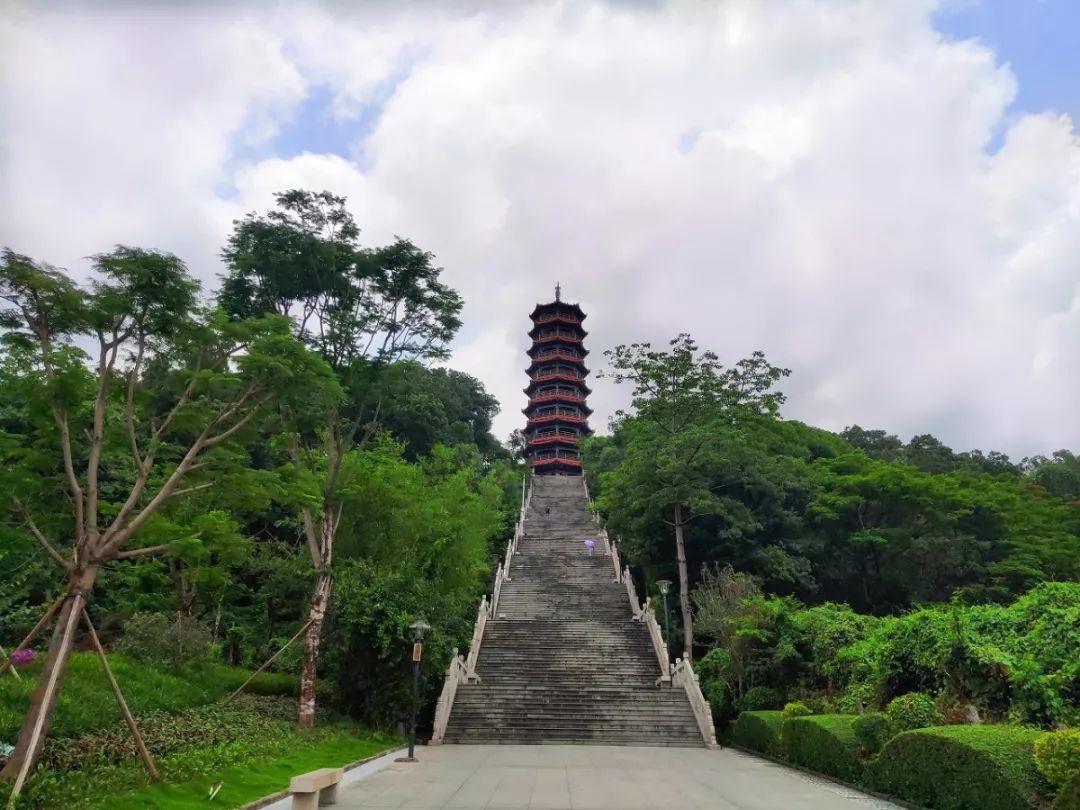 逛公园看美景 红花山公园景色一样很优秀 除了可以带娃来儿童公园以