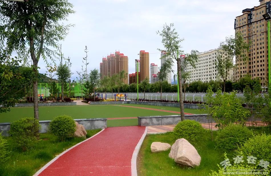 清水县全民健身公园建设项目稳步推进