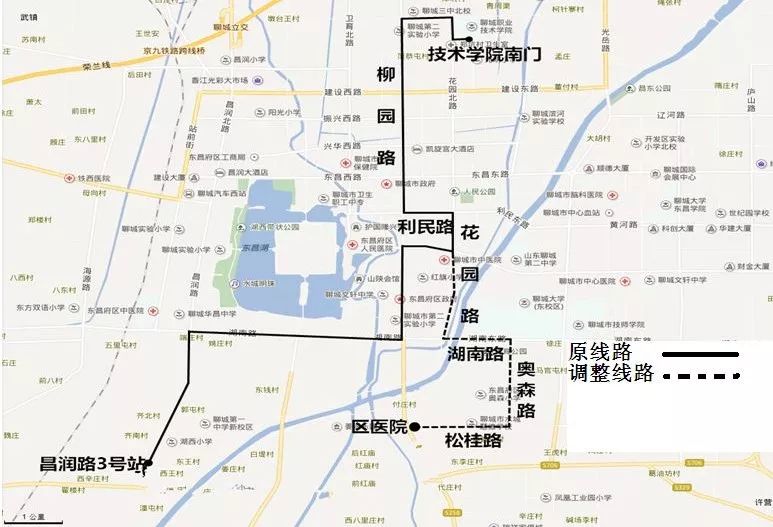 聊城城区7条公交线路本月26日将优化调整