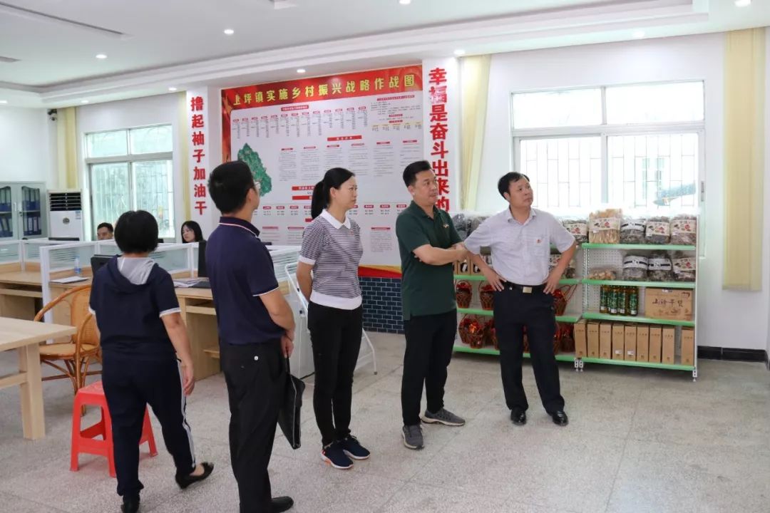 随后,团市委涂远泽副书记一行在上坪镇就乡村志