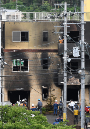 京都动画火灾死因曝光28人因一氧化碳中毒死亡 建筑