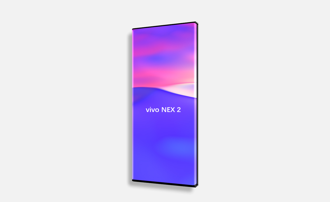 全球首部屏下摄像头手机已确认,vivo nex2即将发布,100%屏占比