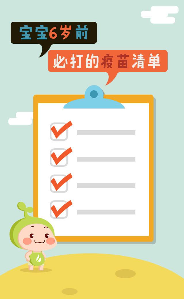                     宝宝6岁前，必打的“疫苗清单”，一针不能漏掉！